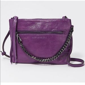 Aimee Kestenberg Convertible Solid Violet Clutch NoB.S. NWT